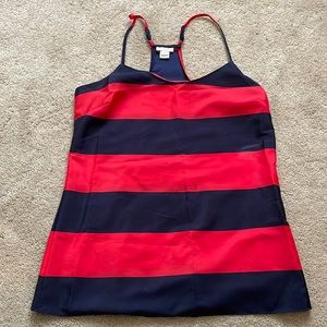 Navy stripe tank top